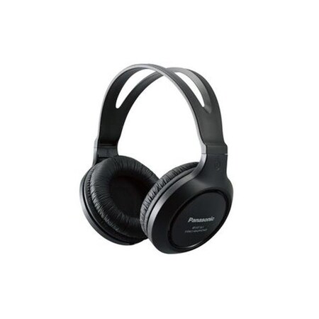 Panasonic Panasonic RP-HT161-K Full-Sized Lightweight Long-Cord Headphones; Black RP-HT161-K